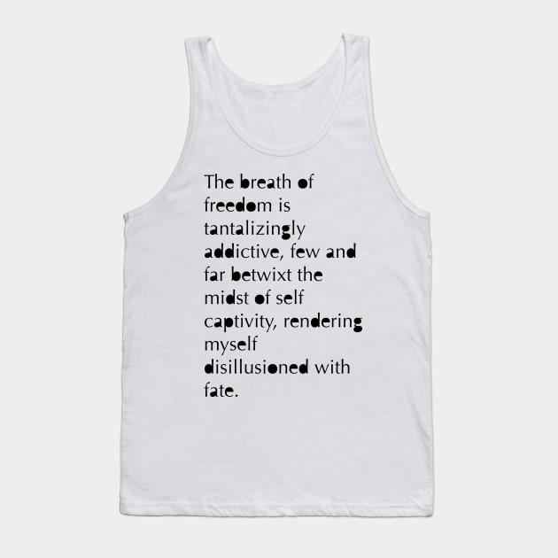 The Breath of Freedom Tank Top by oddityghosting